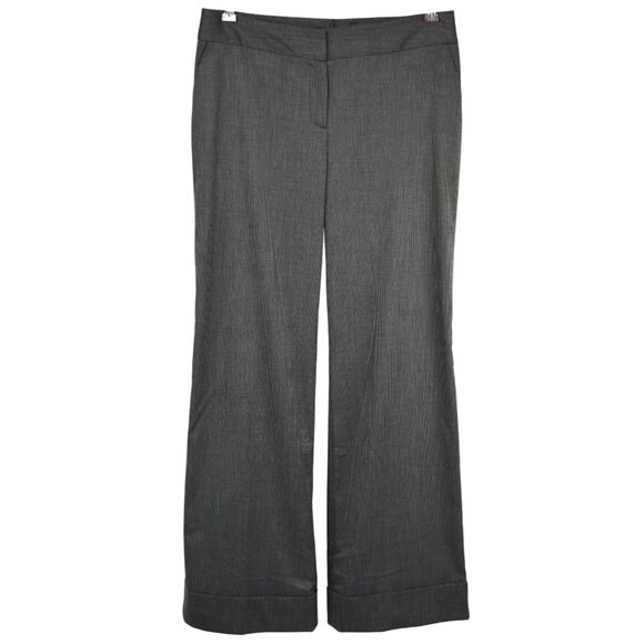 Semantiks Wide Leg Dress Pant Size 8 Black Ivory Flat Front Nordstrom NWT - Picture 1 of 4